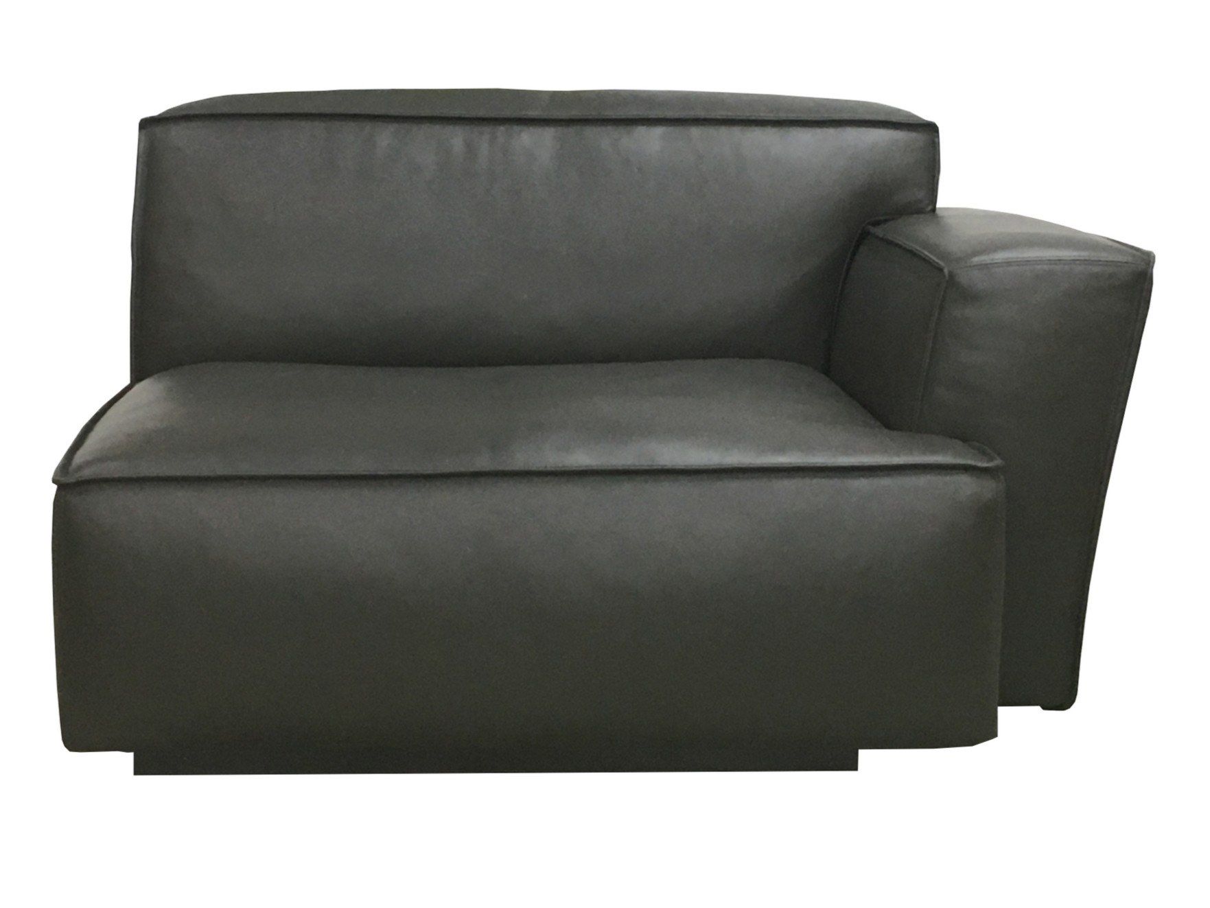 Кожаное угловое кресло с подлокотниками Duvivier Canapés Auguste ARCH-00050203 - Вид №1