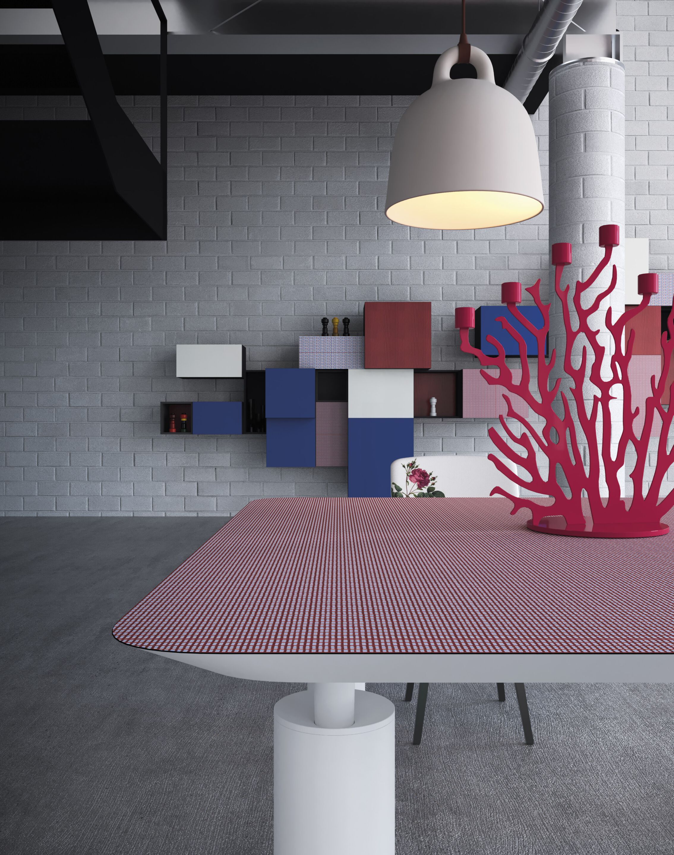 Кухня с островом De Rosso For_Me ARCH-00059713 - Вид №4