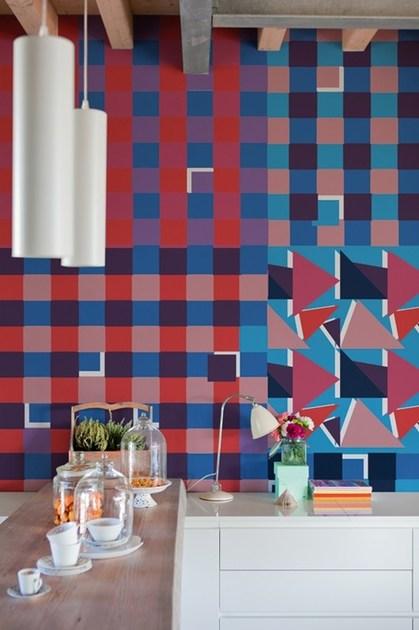 Wall&decò Клетчатый Contemporary wallpaper 2014 sun-id-1465149 - Вид №1