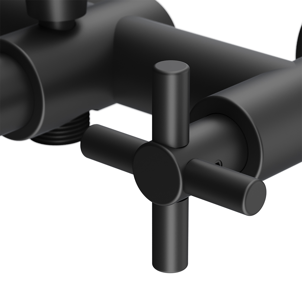 241000000 Black смеситель для ванны/душа Damixa Neo Classic  - Вид №4