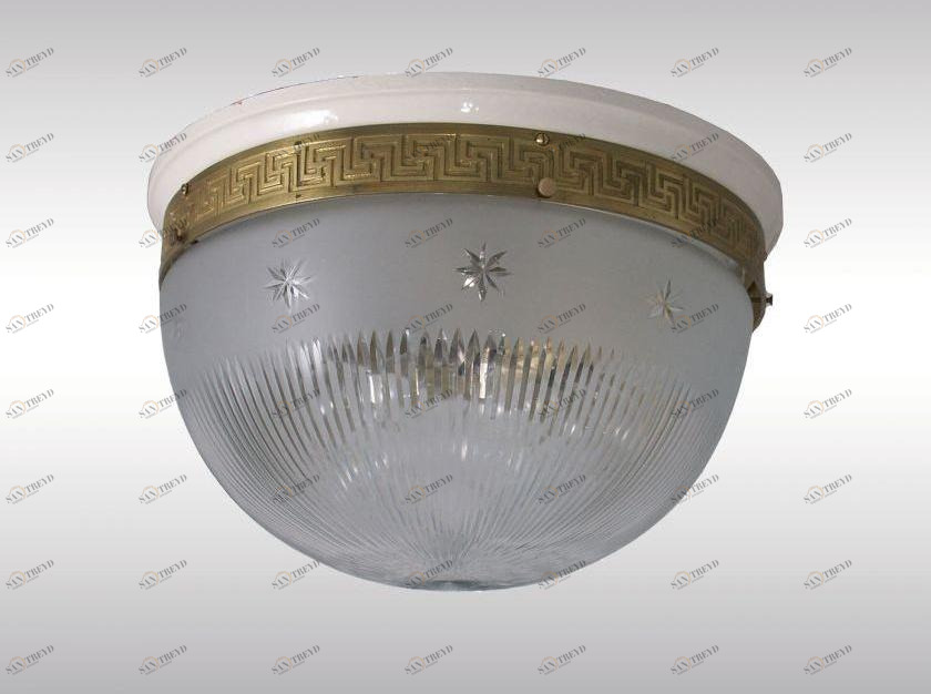 Woka Lamps Vienna Стеклянный потолочный светильник в классическом стиле sun-id-1374468