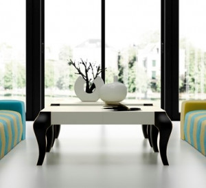 107458 Журнальный столик 100 x 100 см La Ebanisteria Agora