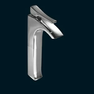 Однорычажный смеситель для раковины с высоким изливом с клапаном клик-клак 58.104C MAIER SKIP