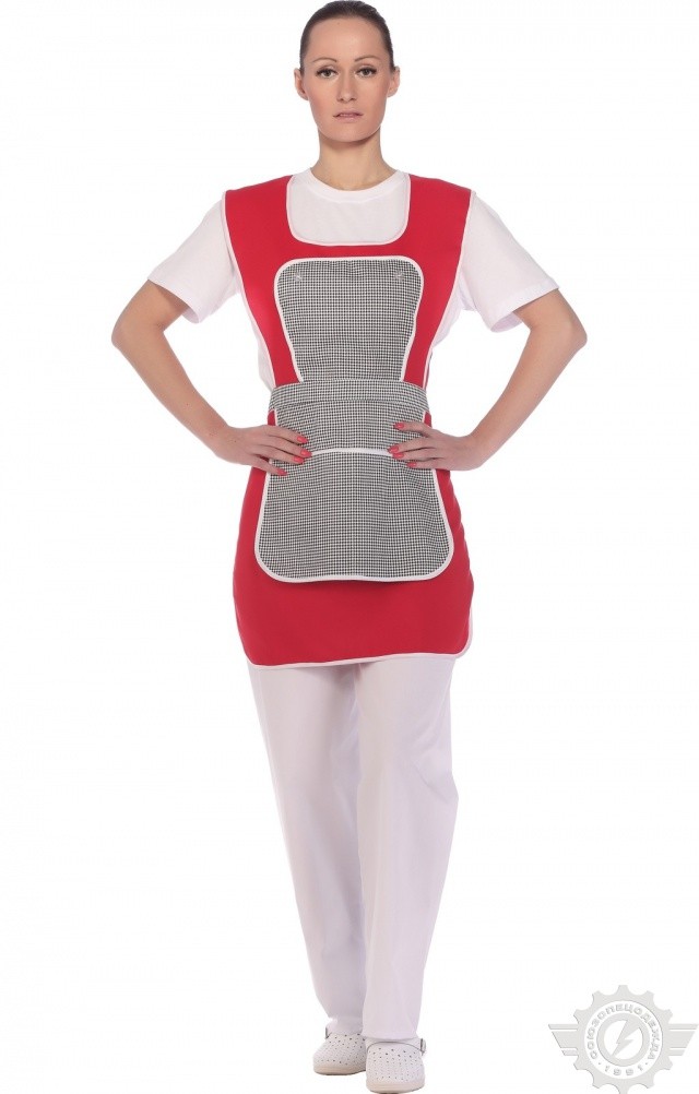 69186 Фартук-халат "Рябинушка"  Одежда для обслуживающего персонала  размер 56-62 Спецодежда  - Вид №11