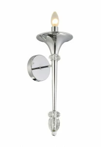 Бра Crystal Lux Miracle AP1 Chrome CRYSTAL LUX ФАКЕЛ 109929 Хром