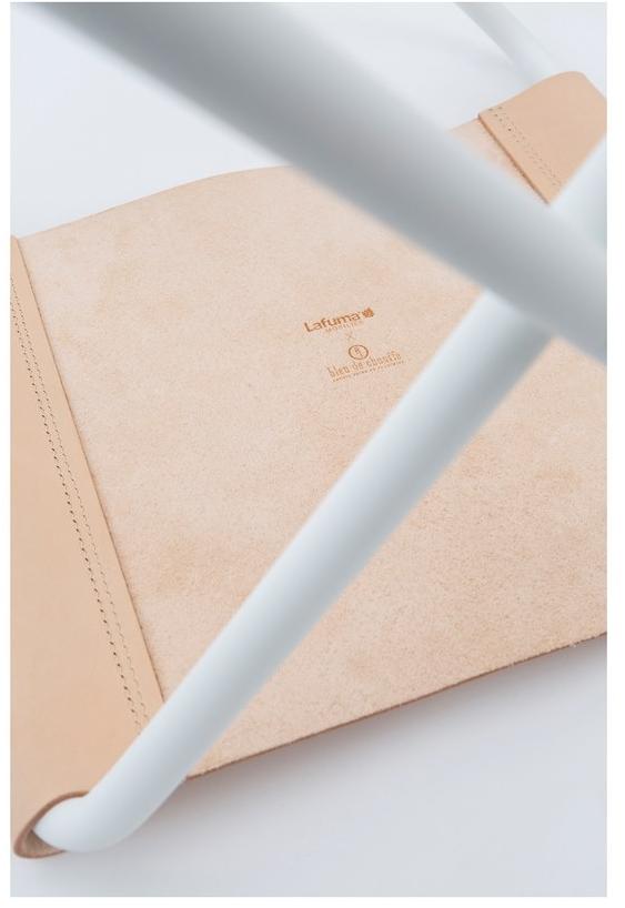 Lafuma Mobilier Складная кожаная подставка для ног для сада Lison Lfm5046_9626 - Вид №2