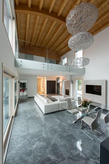 CARMINATI SERRAMENTI Копланарные французские двери из алюминия и дерева с тройным остеклением Passive 120 sun-id-1477325 - Вид №4