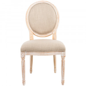 3112995 Стул «Луи / Крем-брюле» (лен, белый жемчуг) Object Desire