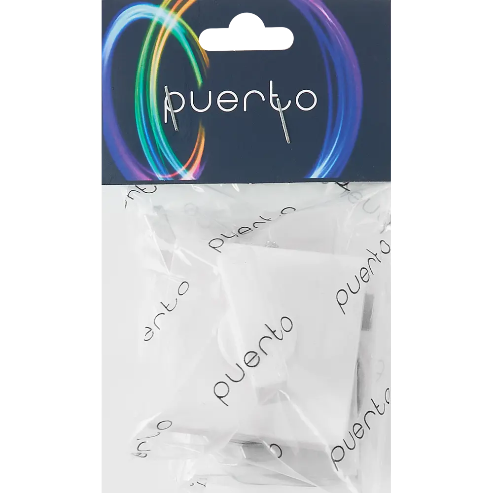 PUERTO Фиксатор дверной Slim AL 03 MSW - надежная защита в матовом белом 86523063 STLM-0069603 - Вид №2