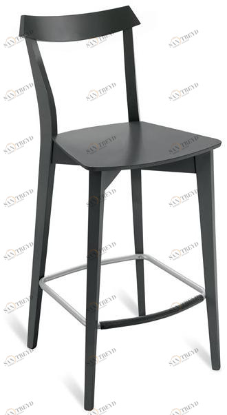 Febal Casa Табурет из лакированного бука с подставкой для ног sun-id-1400870