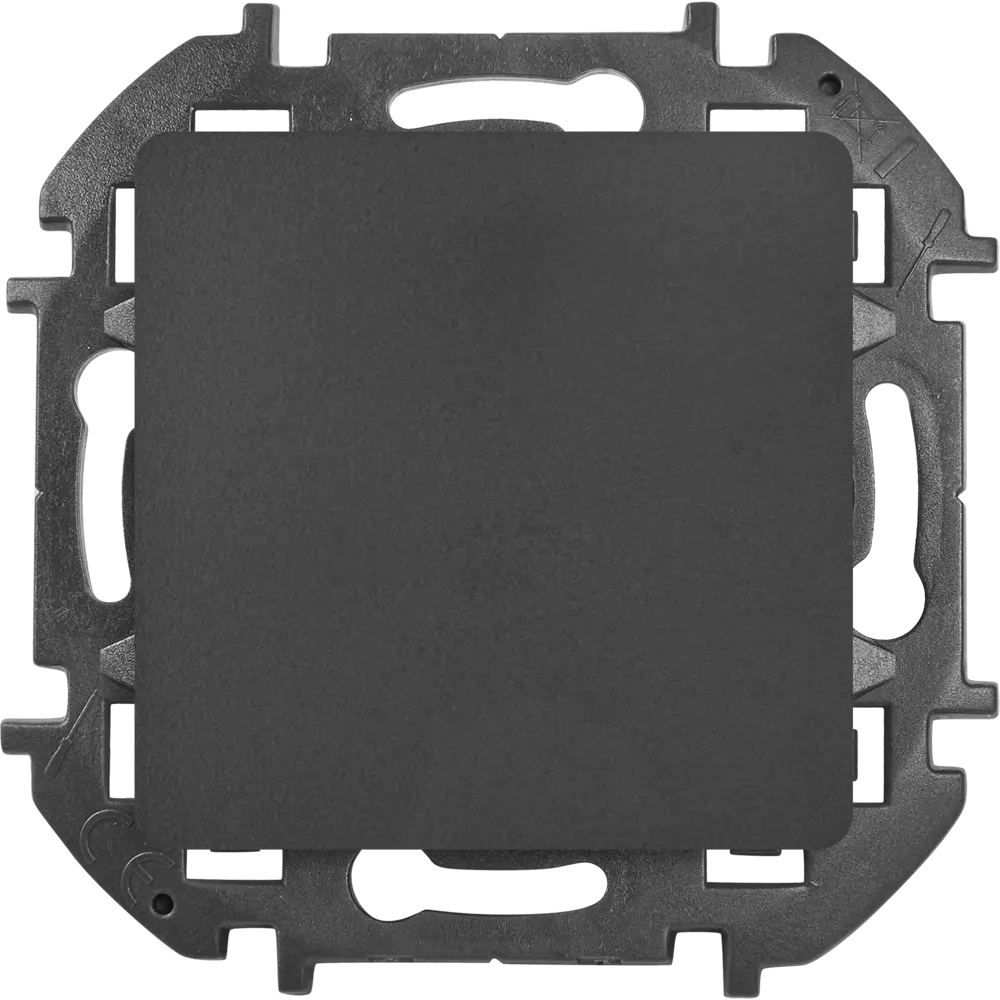 LEXMAN LILIAN — одноклавишный переключатель для скрытого монтажа в антрацитовом исполнении 86761687 STLM-0071396 - Вид №1