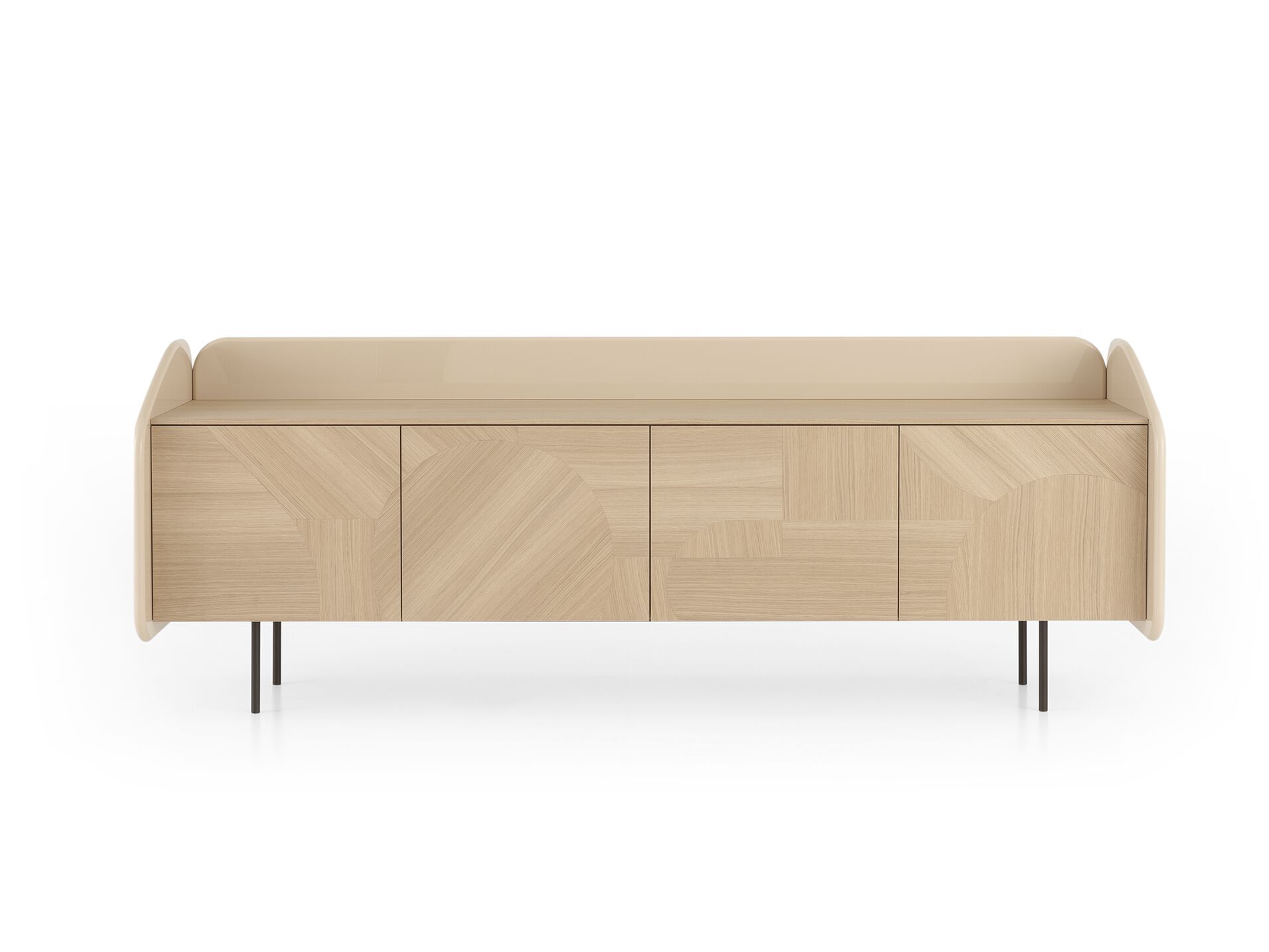 Шкаф из дуба с распашными дверями Morica Design INTARSIO ARCH-00037289 - Вид №10