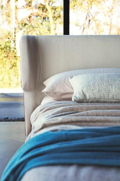 Ditre Italia Кровать двуспальная в коже с мягким изголовьем Claire sun-id-1415632 - Вид №4