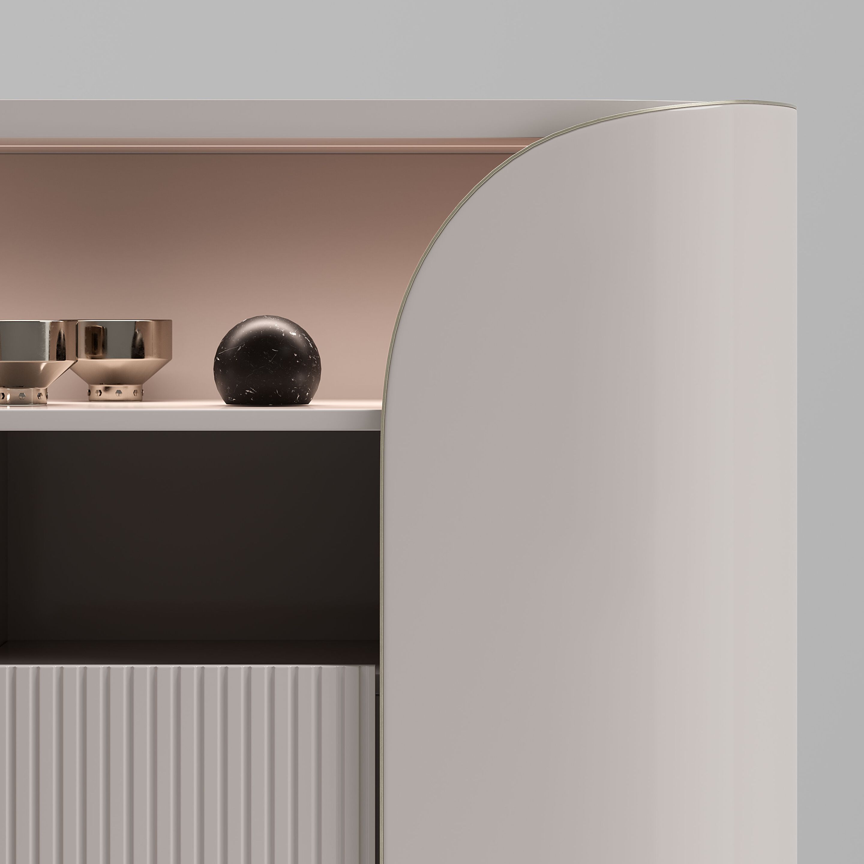 Кожаный шкаф с распашными дверцами Capital Collection ARCH-00126271 - Вид №6