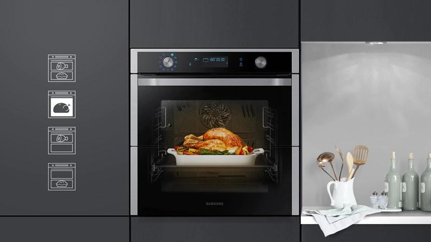 Samsung Home Appliances Двойная электрическая многофункциональная духовка класса а +  Nv75n7677rs  - Вид №12