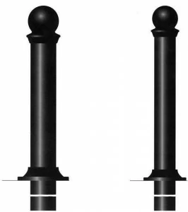 Tegolaia Фиксированный столбик из чугуна