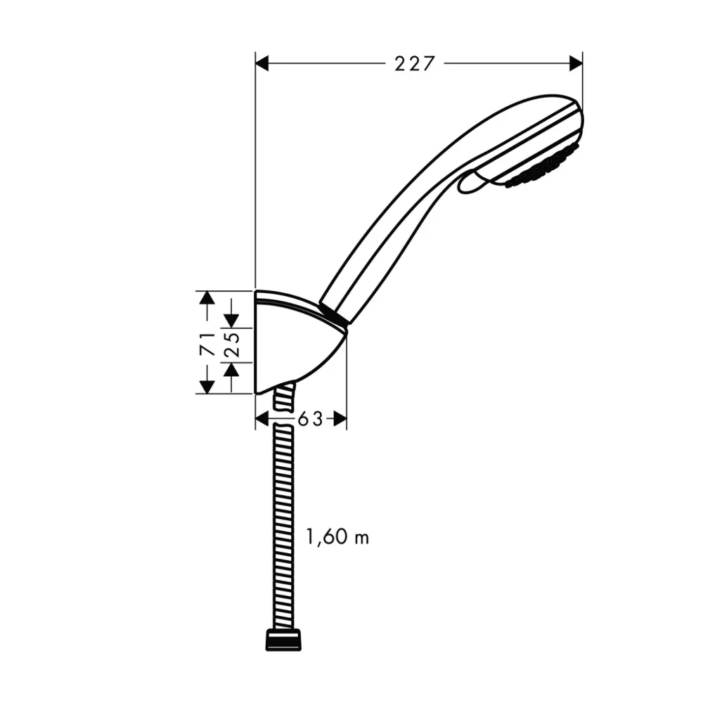 Набор для душа Hansgrohe Crometta 85 Vario 2 режима 82393486 STLM-2098236 - Вид №7