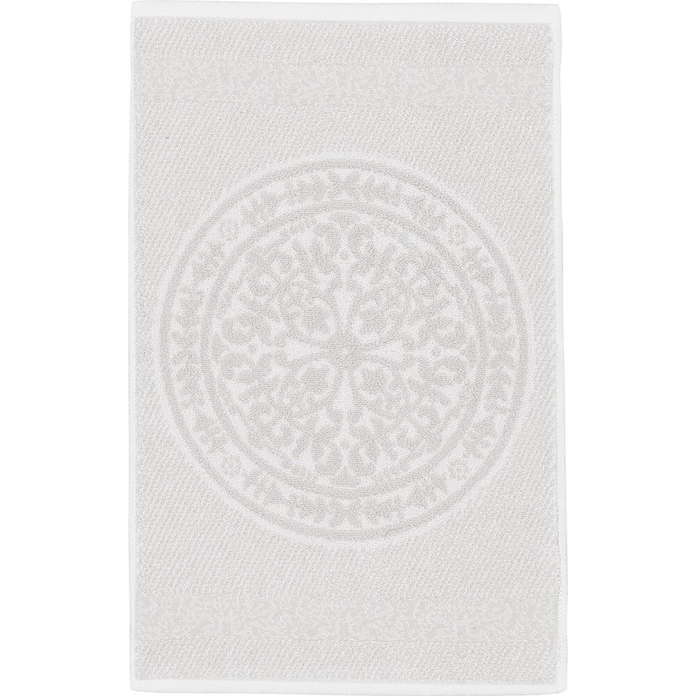 LEI_443_00_50 Полотенце 30/50 белый, 80%хлопок 20%лен махра LEITNER Santreyd 