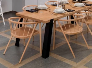 GAMADECOR Стул из фанерованной древесины с подлокотниками Sunset