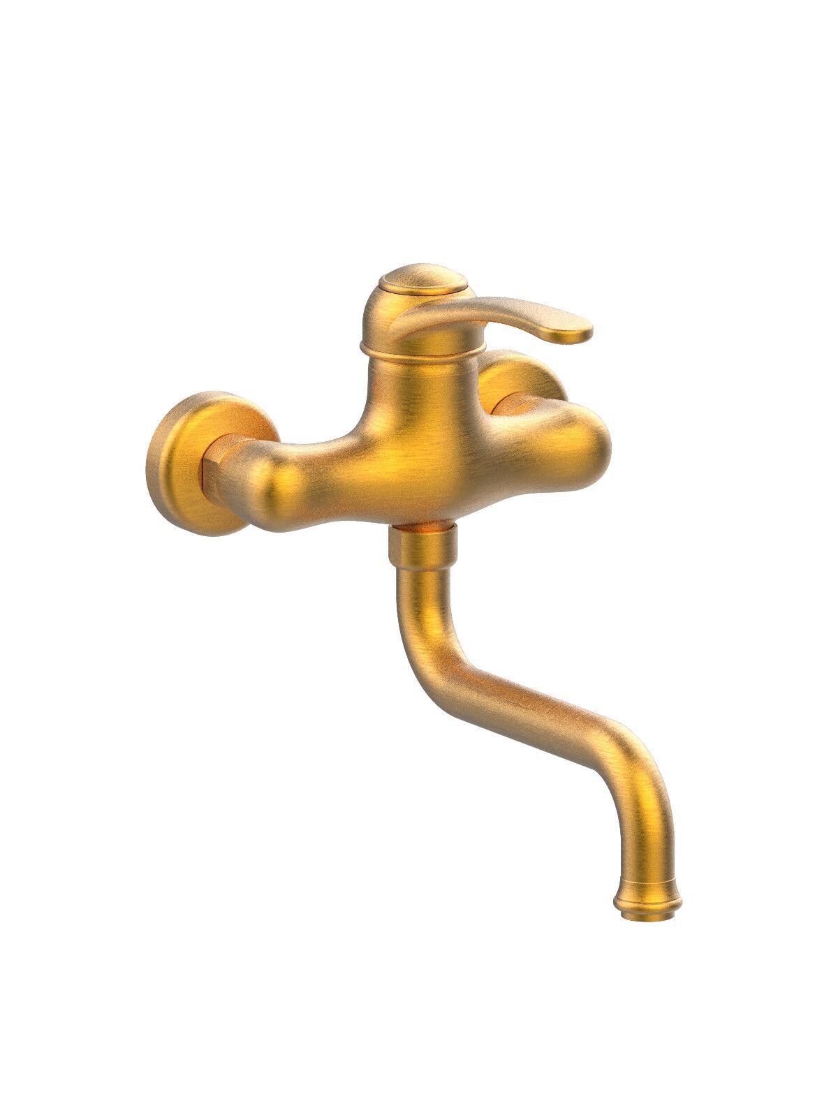 Однорычажный настенный кухонный смеситель с поворотным изливом Rubinetterie Frattini Morgan ARCH-00041635 - Вид №3