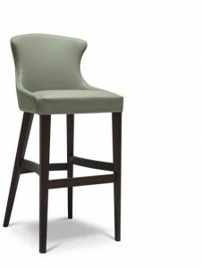 Origins 1971 Высокий табурет из ткани с подставкой для ног Agatha