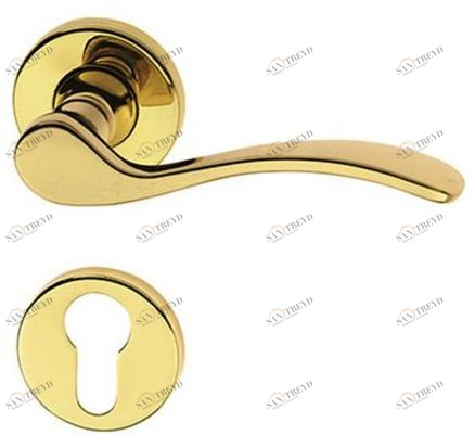 Pasini Ручка из латуни на розетке с замком Anna 2951