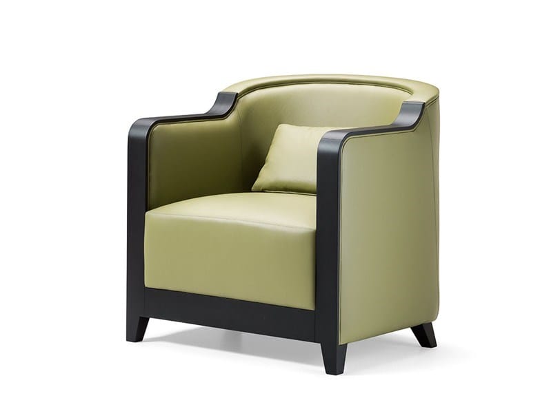 Кожаное кресло с подлокотниками Prestige GRAN DUCA ARCH-00086440