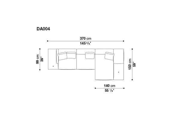 3-местный тканевый диван B&B Italia док ARCH-00033457 - Вид №83