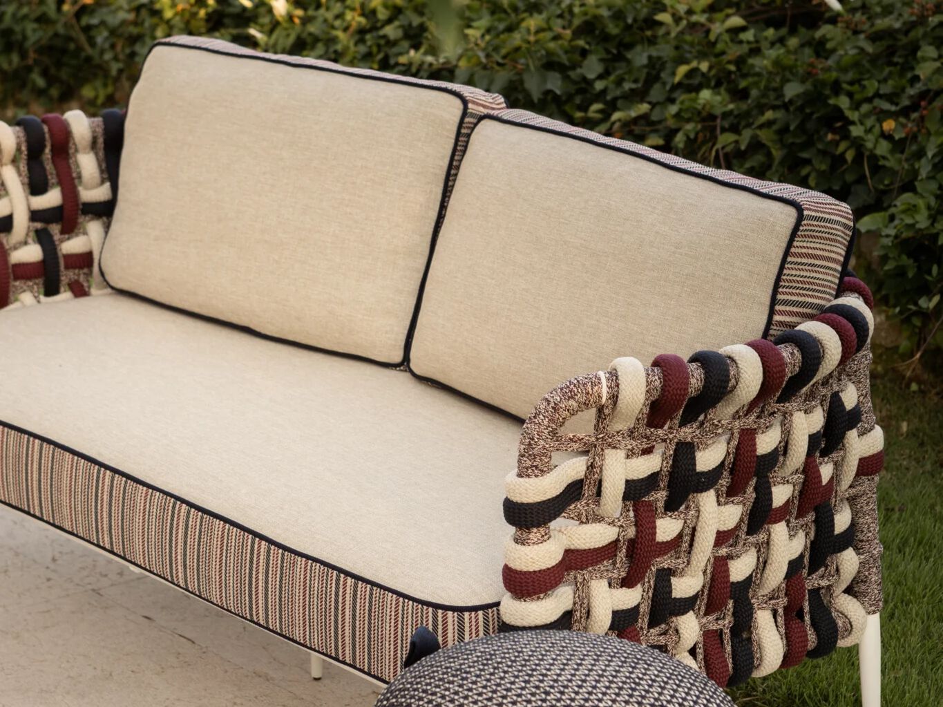 Плетеный 2-местный открытый диван с веревками Nodo Italia Antonio Marras + Nodo Italia ARCH-00050069 - Вид №3