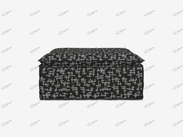 Gervasoni Квадратный пуф со съемным чехлом из ткани More sun-id-1376394