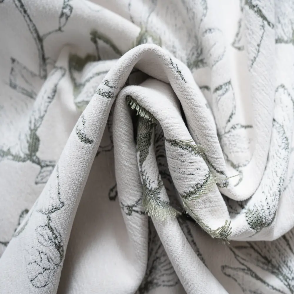 Штора Ilara 200x280 см цвет бежево-зеленый Santreyd STLM-2207316 - Вид №2