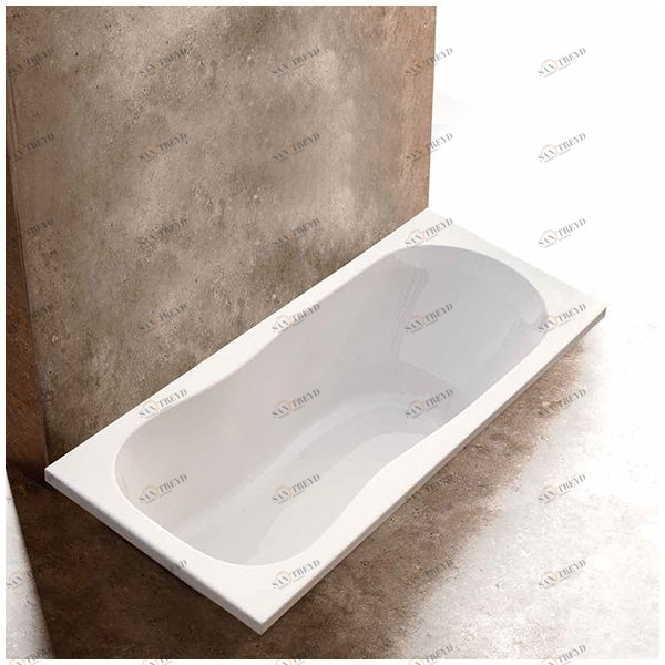 Ванна Gruppo treesse Alexia V1470-DX белая встроенная  прямоугольная STDV1470DX