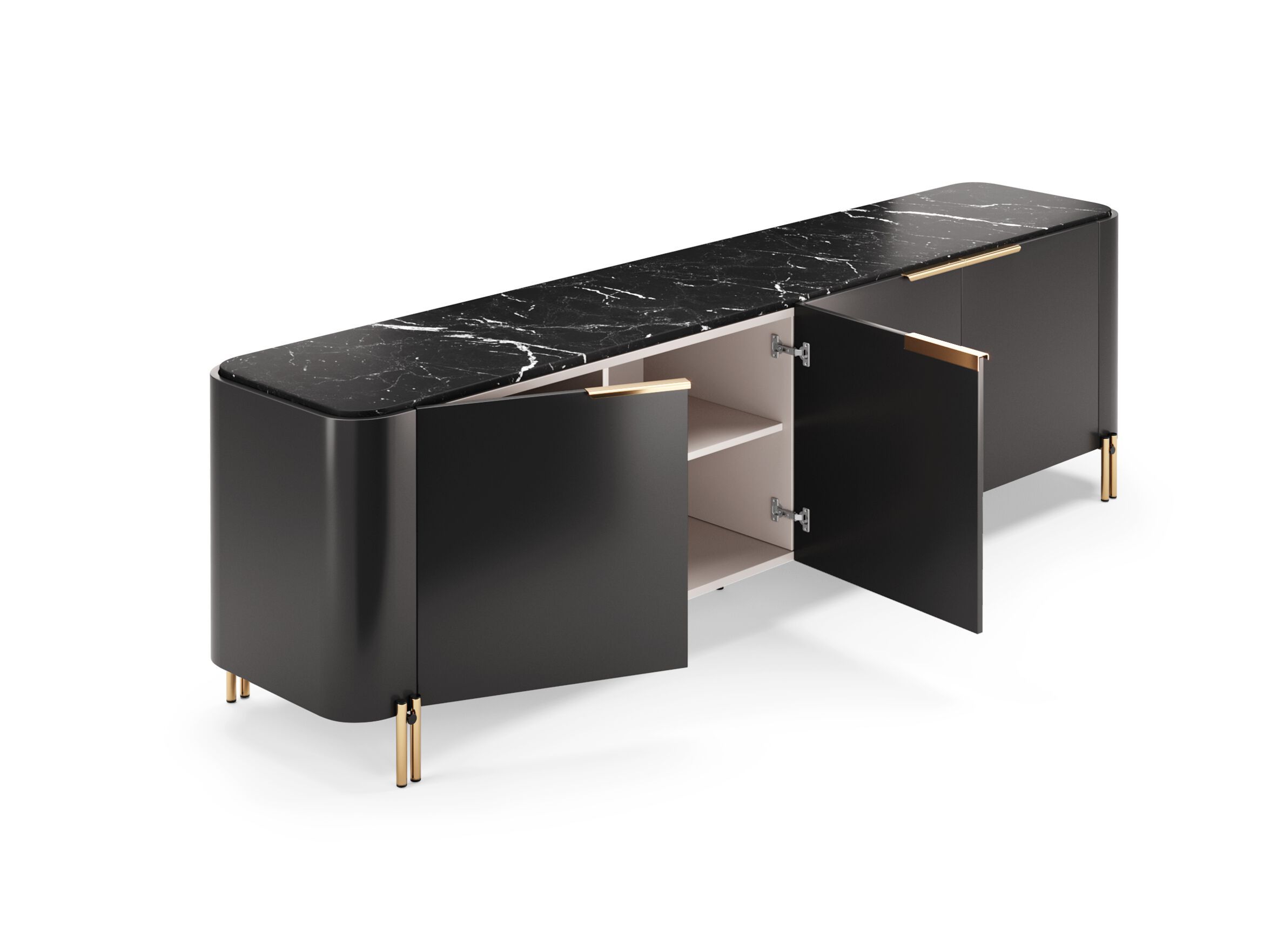 Деревянный шкаф с распашными дверями PRADDY Natur ARCH-00112680 - Вид №2