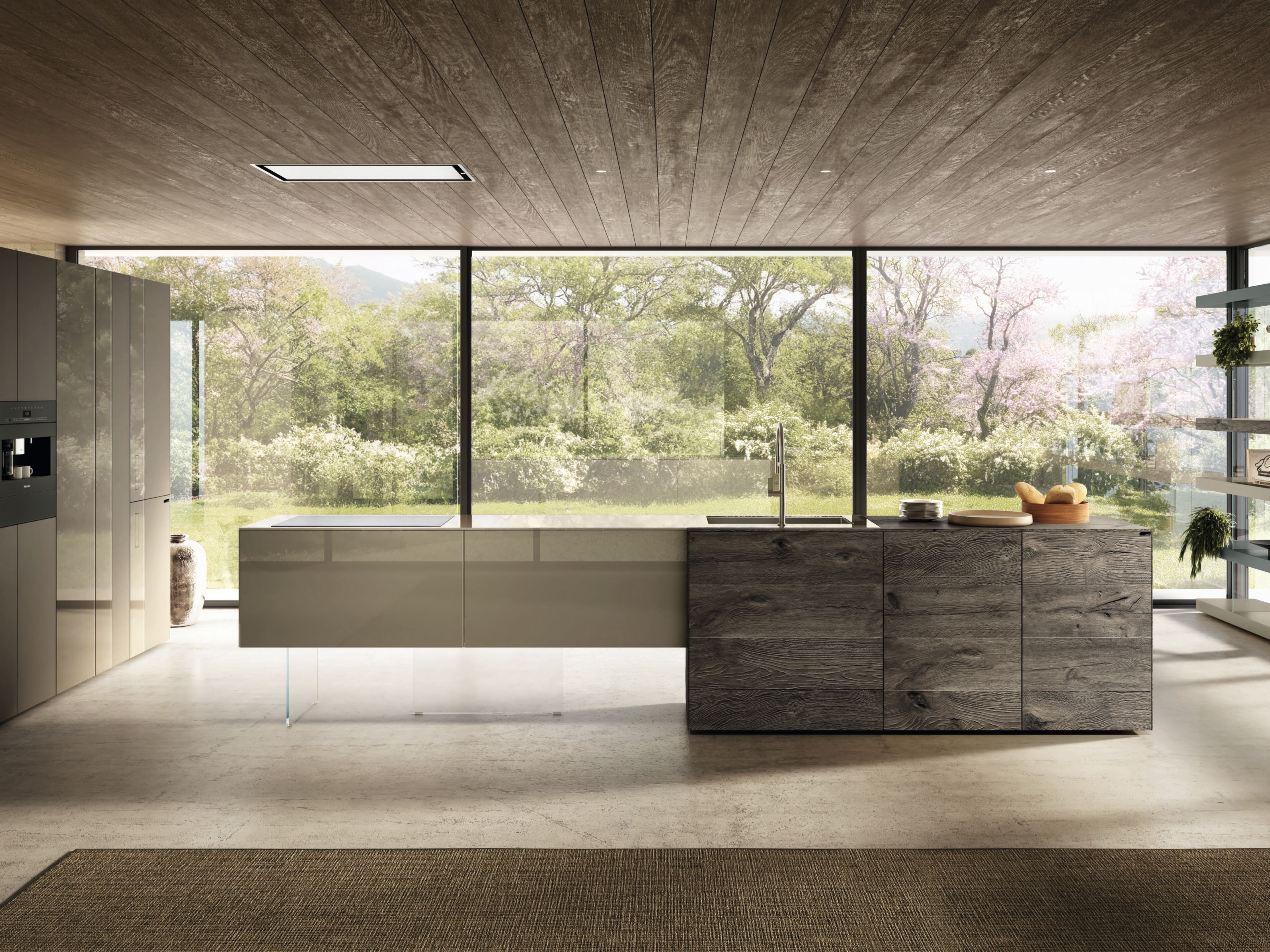 Встроенная кухня с островом Lago 36e8 ARCH-00150277