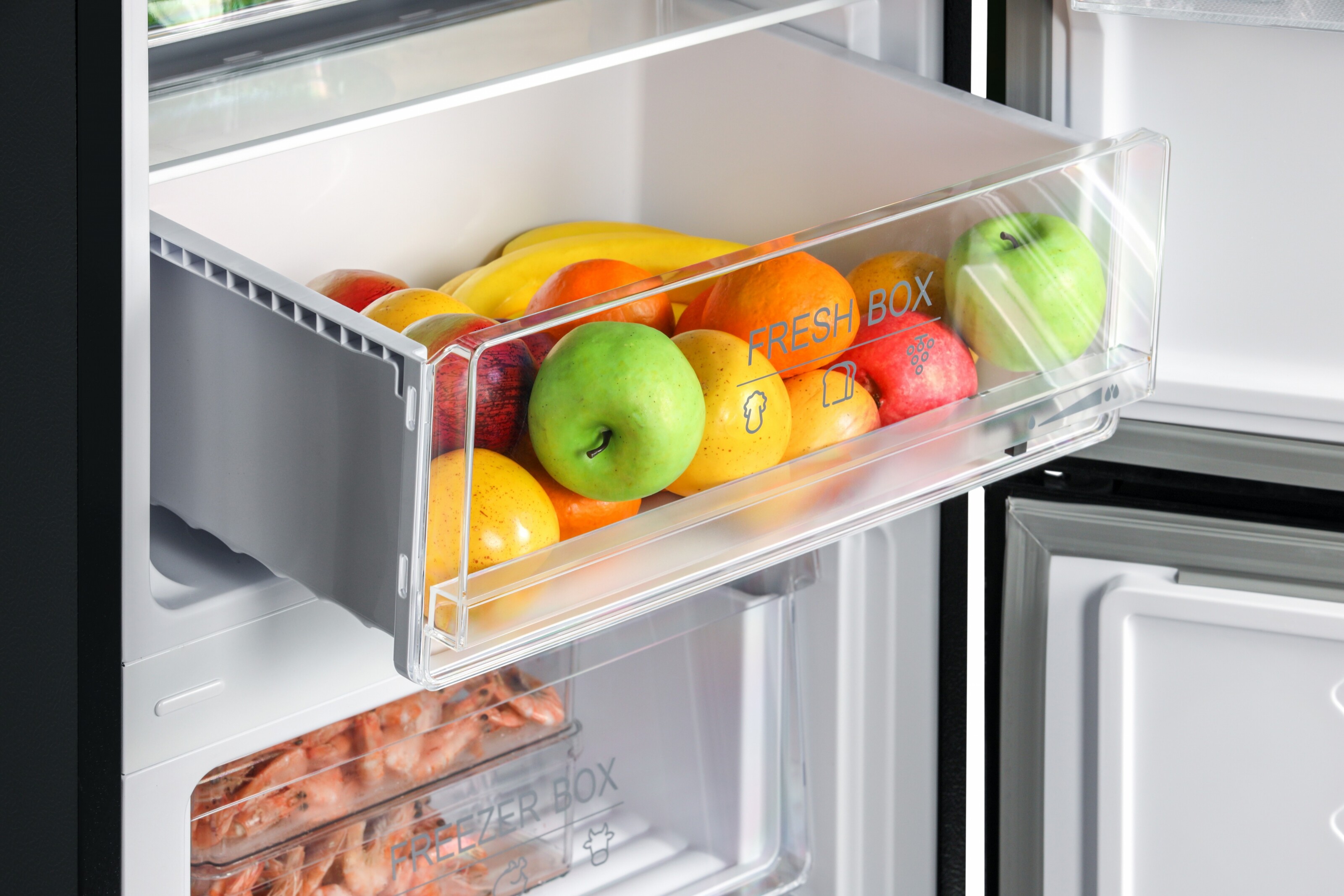 9069205 Холодильник с морозильником   Nordfrost RFC 390D NFGB черный STDN-0009040 - Вид №9