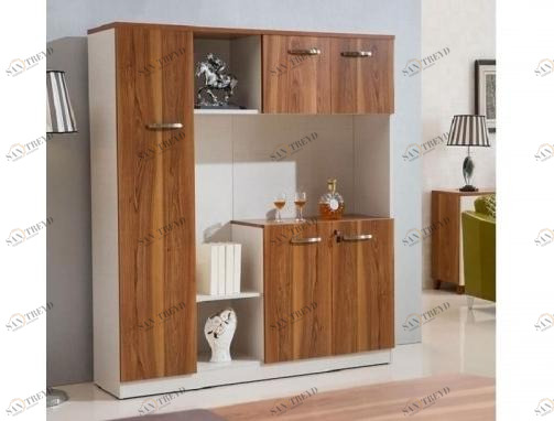 Arrediorg.it® Высокий деревянный офисный блок с распашными дверями Evolutio C408 