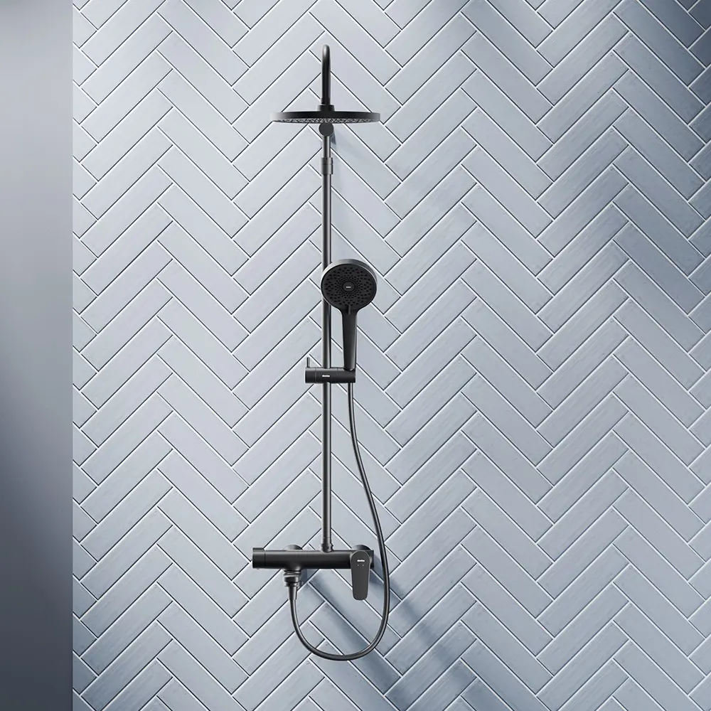 Душевая система Damixa Fortuna с верхней лейкой и ручным душем 89380910 STLM-1575081 - Вид №2