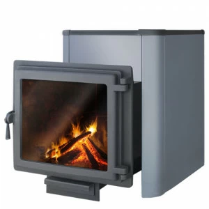 Дровяная печь для бани Этна Кратер 18 (Панорама)