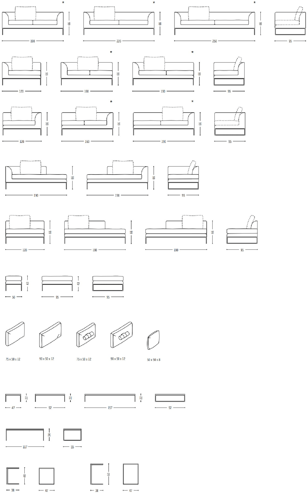 COR Модульный тканевый диван Mell sun-id-1453584 - Вид №3