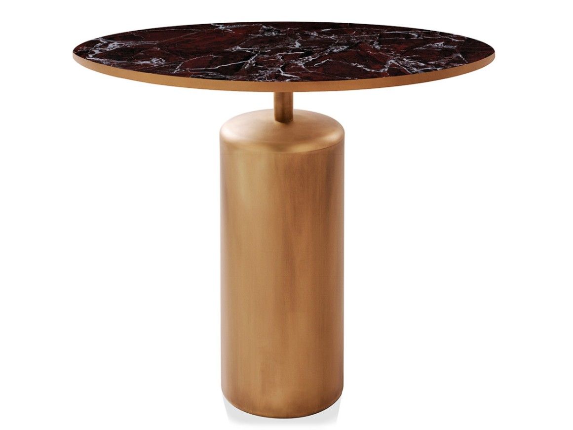 Высокий круглый мраморный стол для контракта Vela Arredamenti Botero ARCH-00042048 - Вид №2