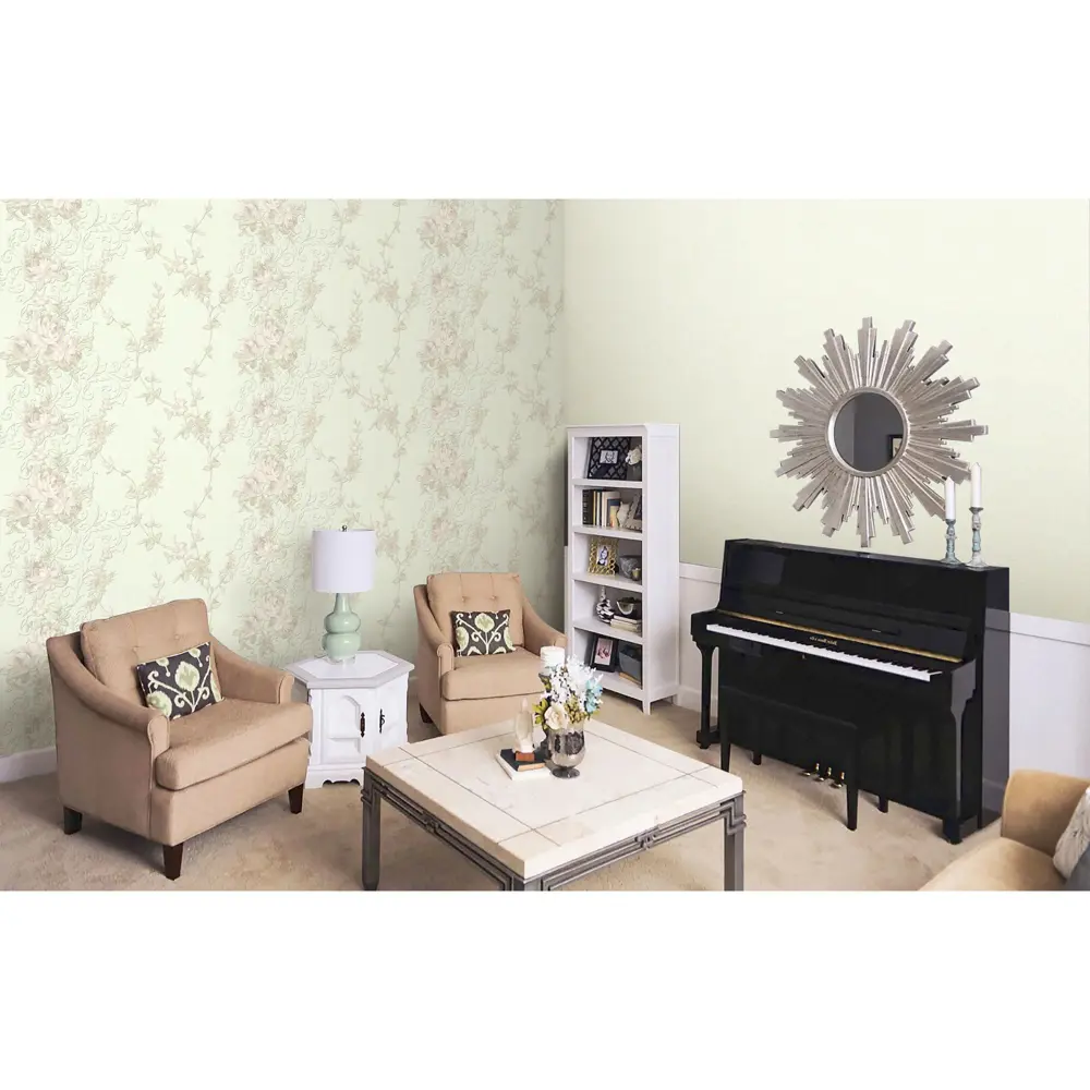 Обои флизелиновые Victoria Stenova Imperatrice зелёные 1.06 м 988783 18851022 STLM-2072880 - Вид №3
