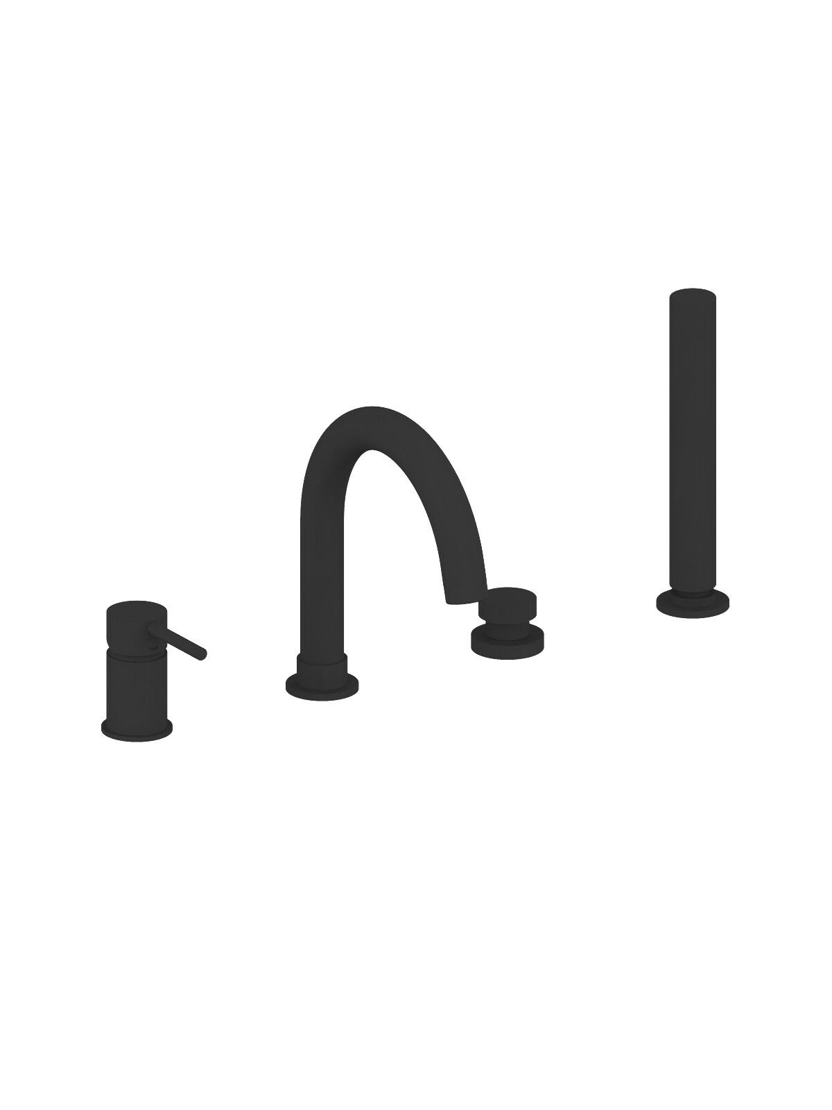 Встраиваемый смеситель для ванны с ручным душем Rubinetterie Frattini Pepe XL ARCH-00092637 - Вид №8