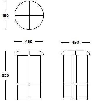 HMD INTERIORS Барный стул из ткани Moon sun-id-1389667 - Вид №3