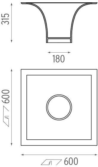 Flos Алюминиевый потолочный светильник прямого света Soft collection - out sun-id-1381260 - Вид №3