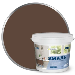 Эмаль акриловая матовая цвет коричневый 0.9 кг 83728114 STLM-2151276