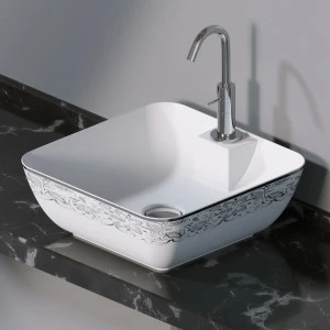 L606463P Накладная раковина на столешницу  прямоугольная A. e T. Italia ELITE