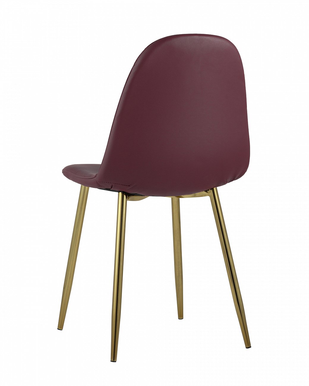 Стул со спинкой красный с золотыми ножками "Валенсия" STOOL GROUP ДИЗАЙНЕРСКИЕ, ИНТЕРЬЕРНЫЕ 00-3881778 Красный  - Вид №3