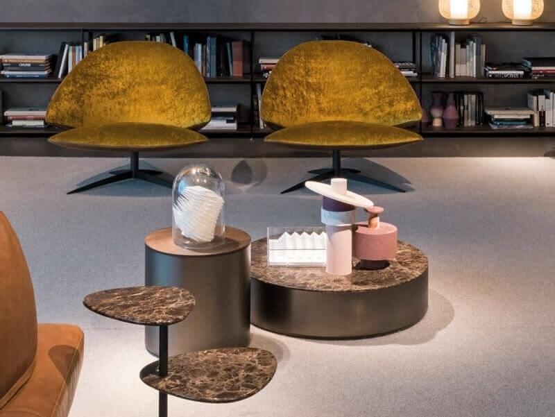 Désirée divani Журнальный столик с мраморной столешницей и основанием из лакированного дерева sun-id-1422283 - Вид №2