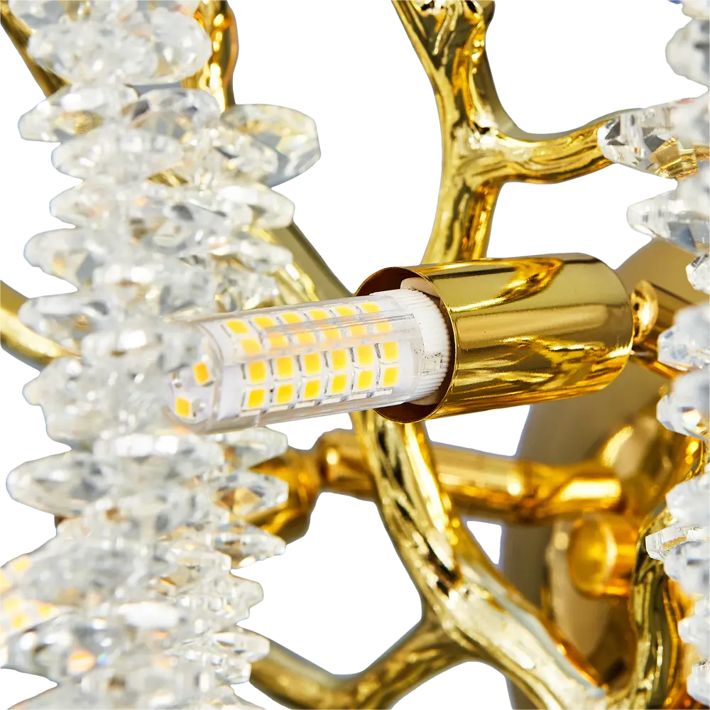 Santreyd Бра Лайма — золотистый настенный светильник с двумя плафонами 88673948 STLM-0934855 - Вид №4