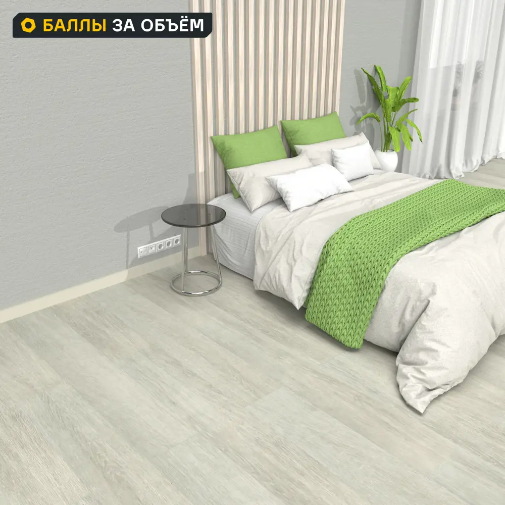 ATRIUM SPC плитка Дуб Портленд серый 33 класс 4 мм 86373019 STLM-1582940